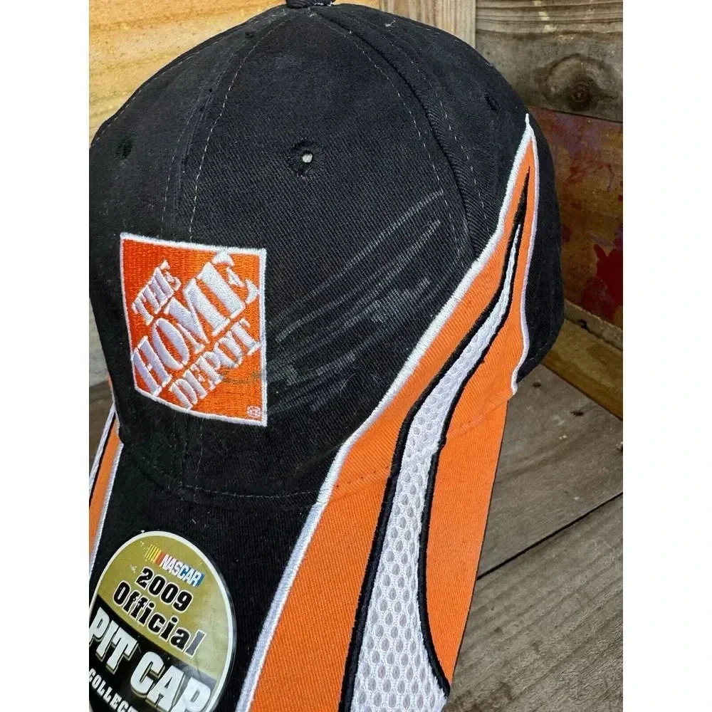 Autographed Tony Stewart #20  Nascar Hat Home Depot‎ Official Pit Cap